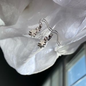 Silver Star Earrings